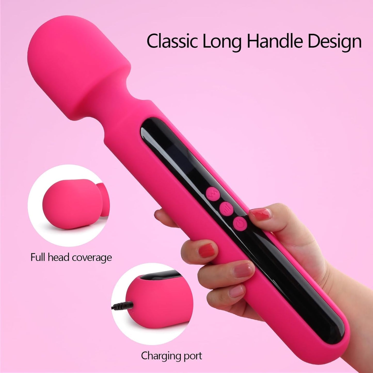 VisionVibe LCD Wand Vibrator - Vixen | Nova Network