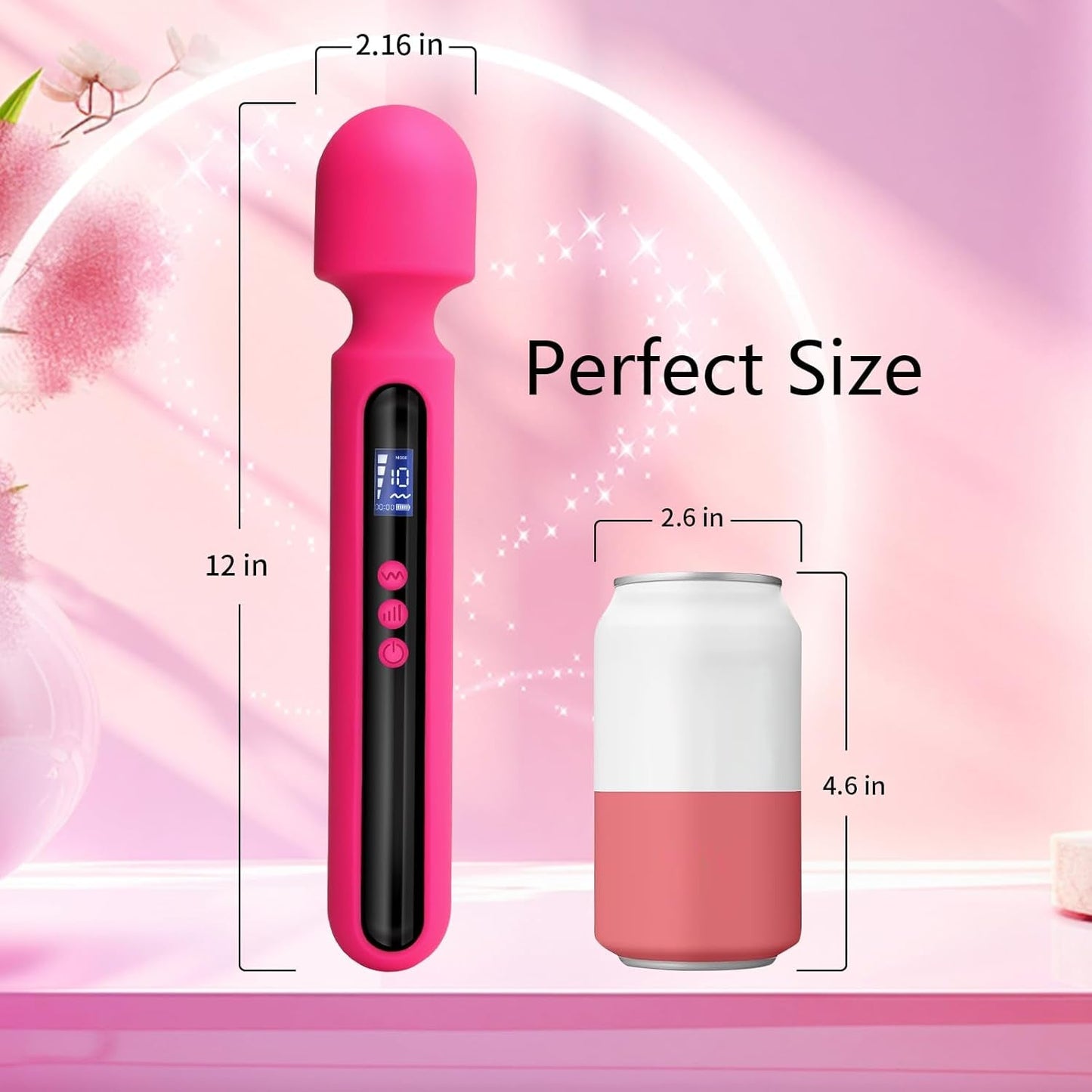 VisionVibe LCD Wand Vibrator - Vixen | Nova Network