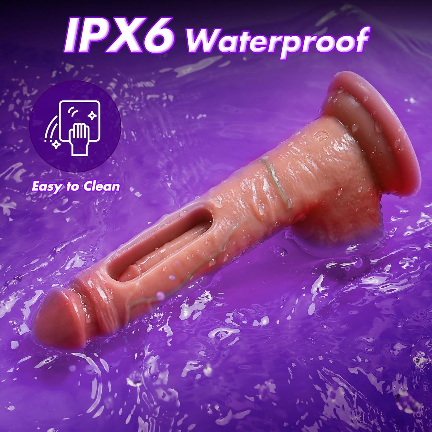 VixenWave 8.5'' Remote Control Flapping Dildo Vibrator - Vixen | Nova Network