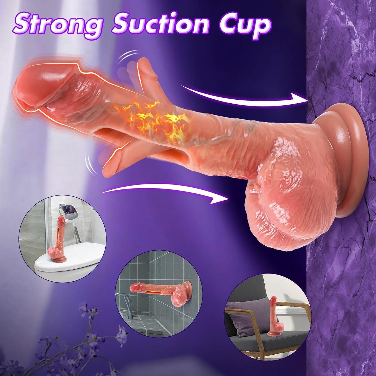 VixenWave 8.5'' Remote Control Flapping Dildo Vibrator - Vixen | Nova Network