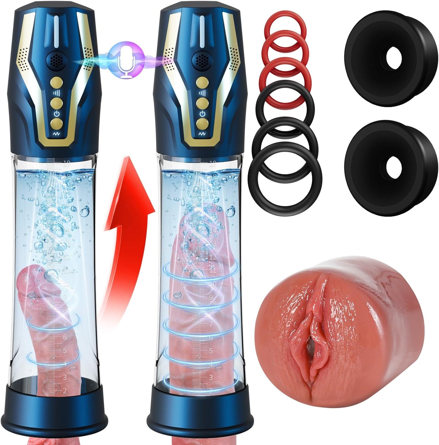 VocalPump 4X Smart Penis Pump Stroker - Vixen | Nova Network