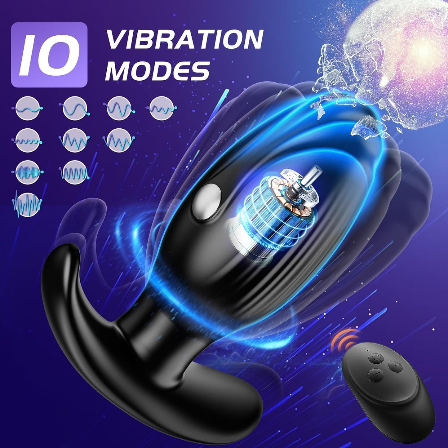 VoltSpire Triple - Stim Electro - Shock Anal Plug - Vixen | Nova Network