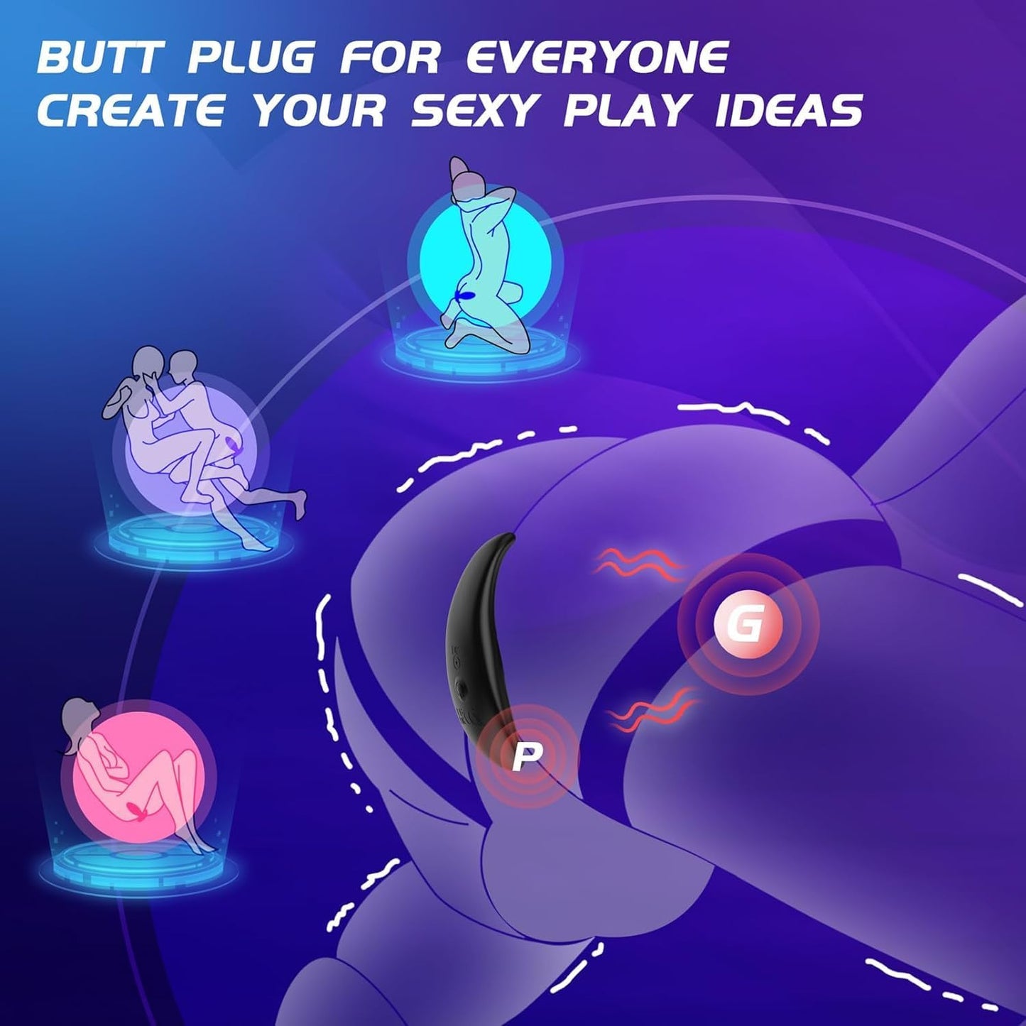 VoltSpire Triple - Stim Electro - Shock Anal Plug - Vixen | Nova Network