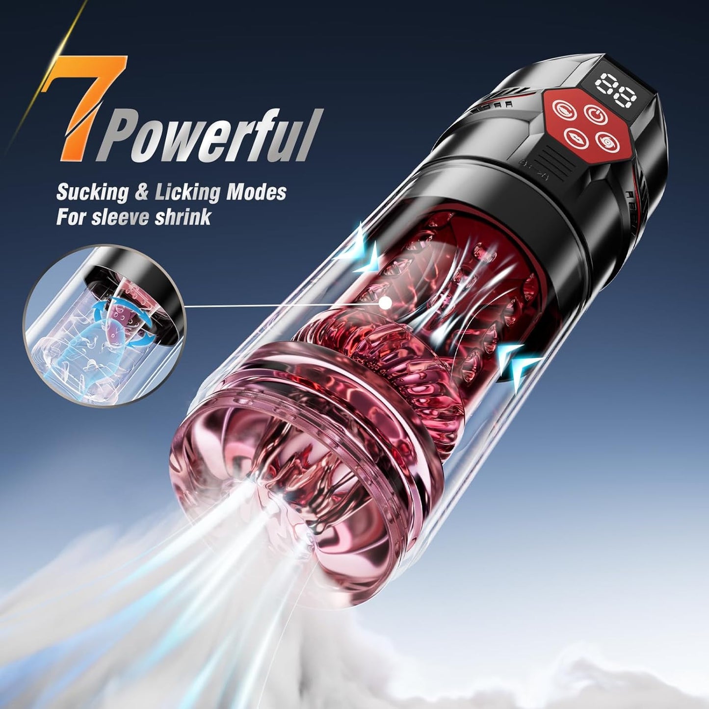 VortexPulse 6 - in - 1 Stroker Machine - Vixen | Nova Network
