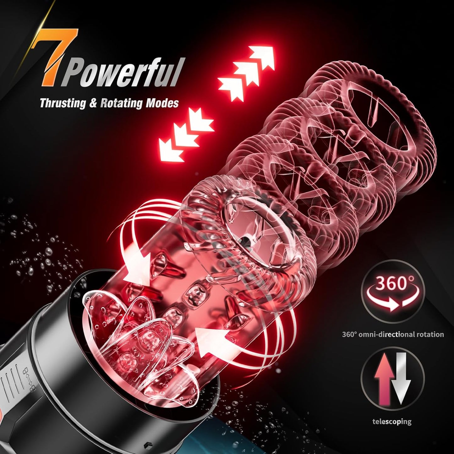 VortexPulse 6 - in - 1 Stroker Machine - Vixen | Nova Network