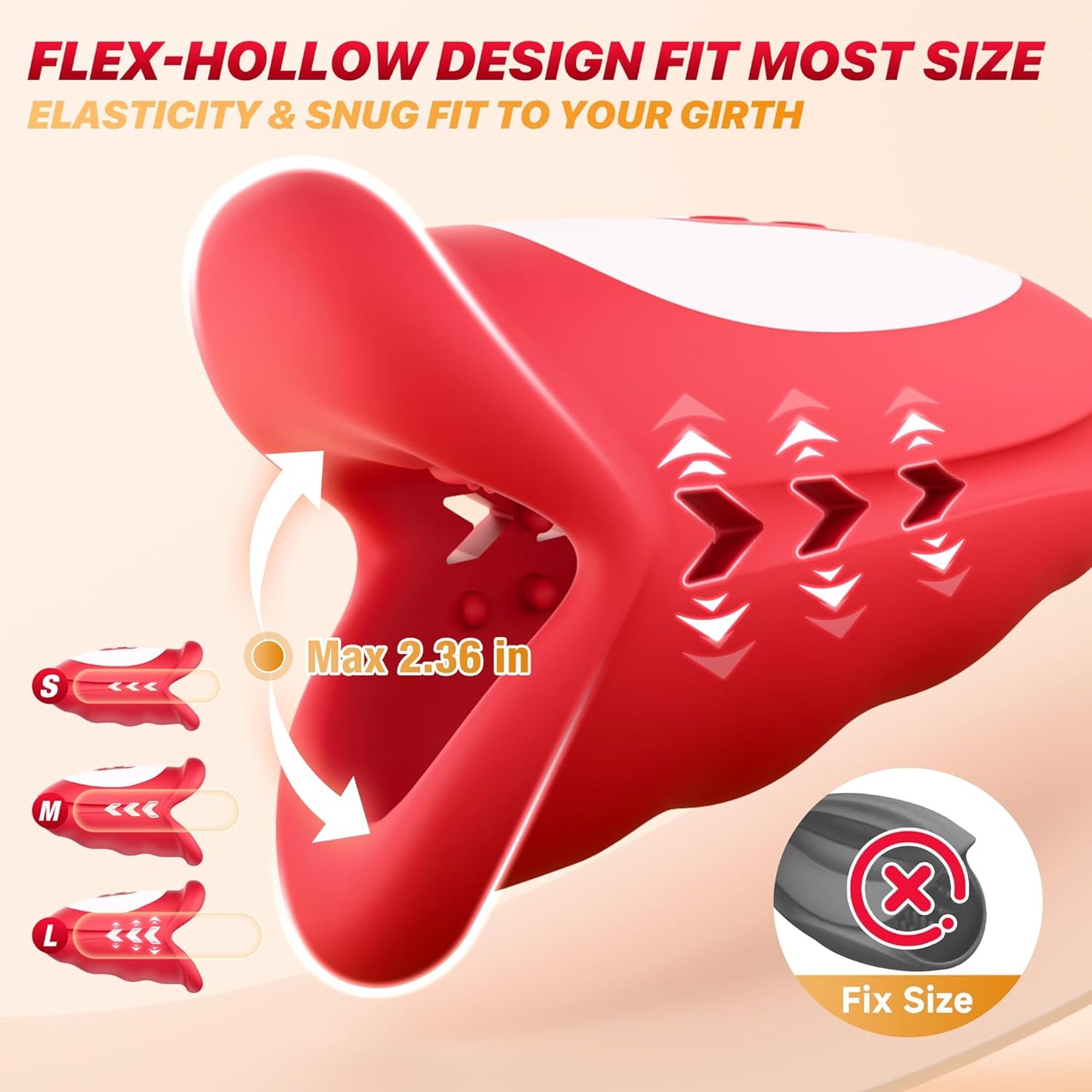 WaveGrip Oral Wave - Motion Vibrator for Men - Vixen | Nova Network