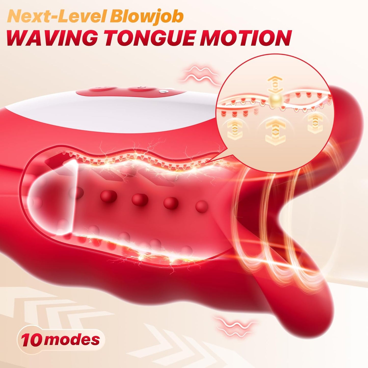 WaveGrip Oral Wave - Motion Vibrator for Men - Vixen | Nova Network
