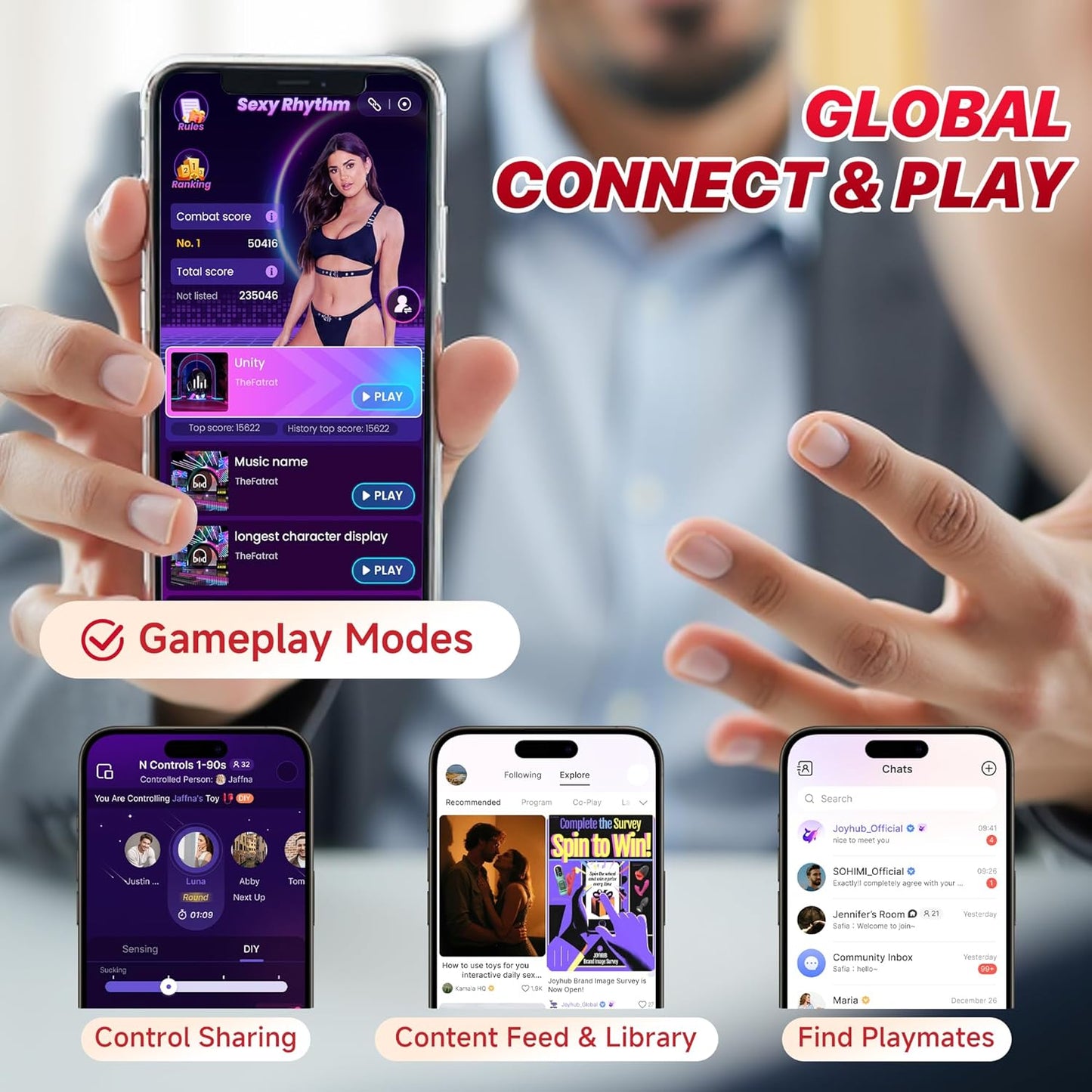 WaveGrip Oral Wave - Motion Vibrator for Men - Vixen | Nova Network