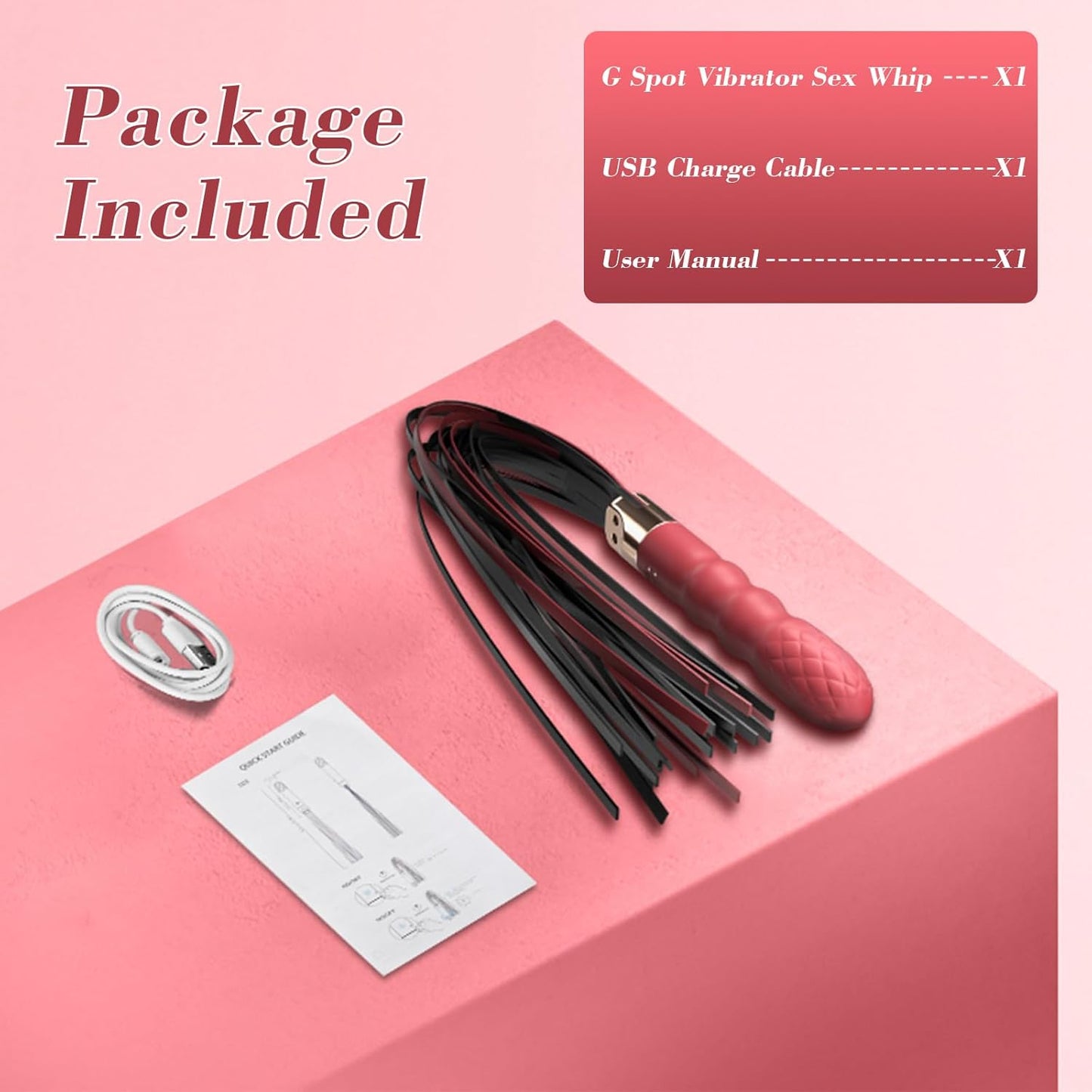 WhipVibe 2 - in - 1 G - Spot & BDSM Whip - Vixen | Nova Network