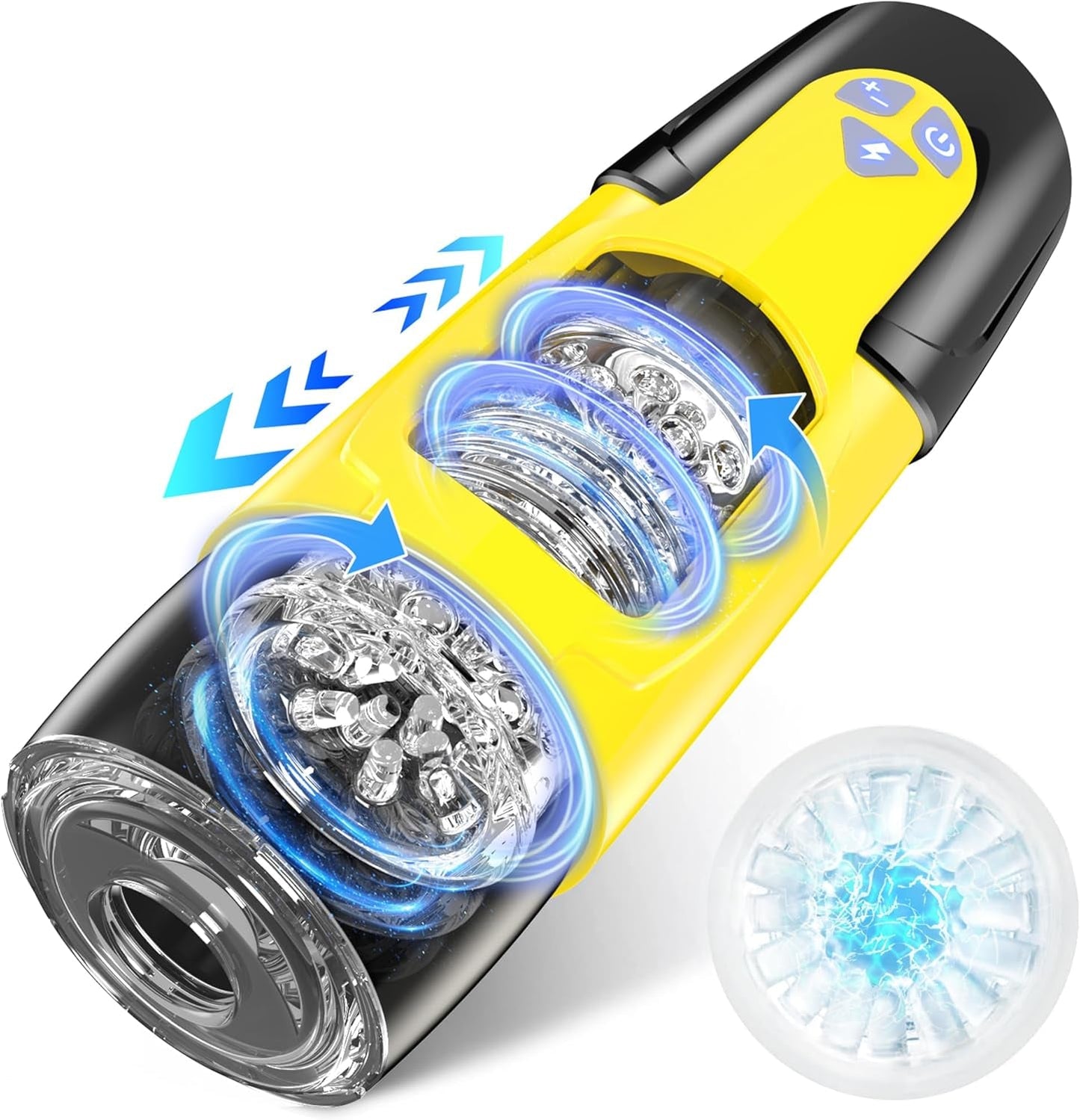 WhirlDrive Thrusting Rotating Male Stroker LCD Display - Vixen | Nova Network