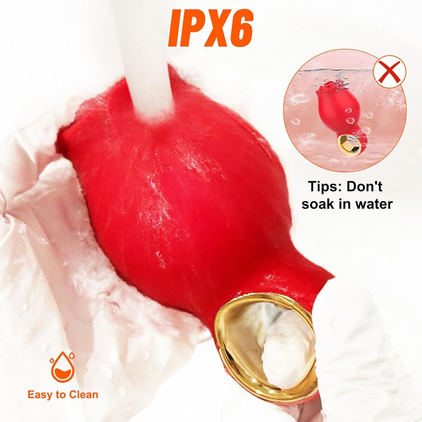 WhirlRose Clit & Nipple Suction Stimulator - Vixen | Nova Network