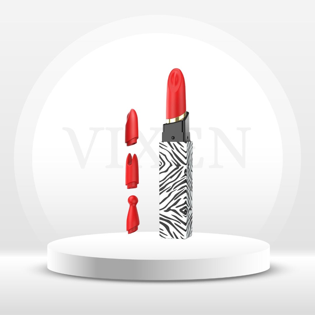 WhisperDot 3-Head Lipstick Bullet Vibrator Vixen | Nova Network WhisperDot 3-Head Lipstick Bullet Vibrator Vixen | Nova Network