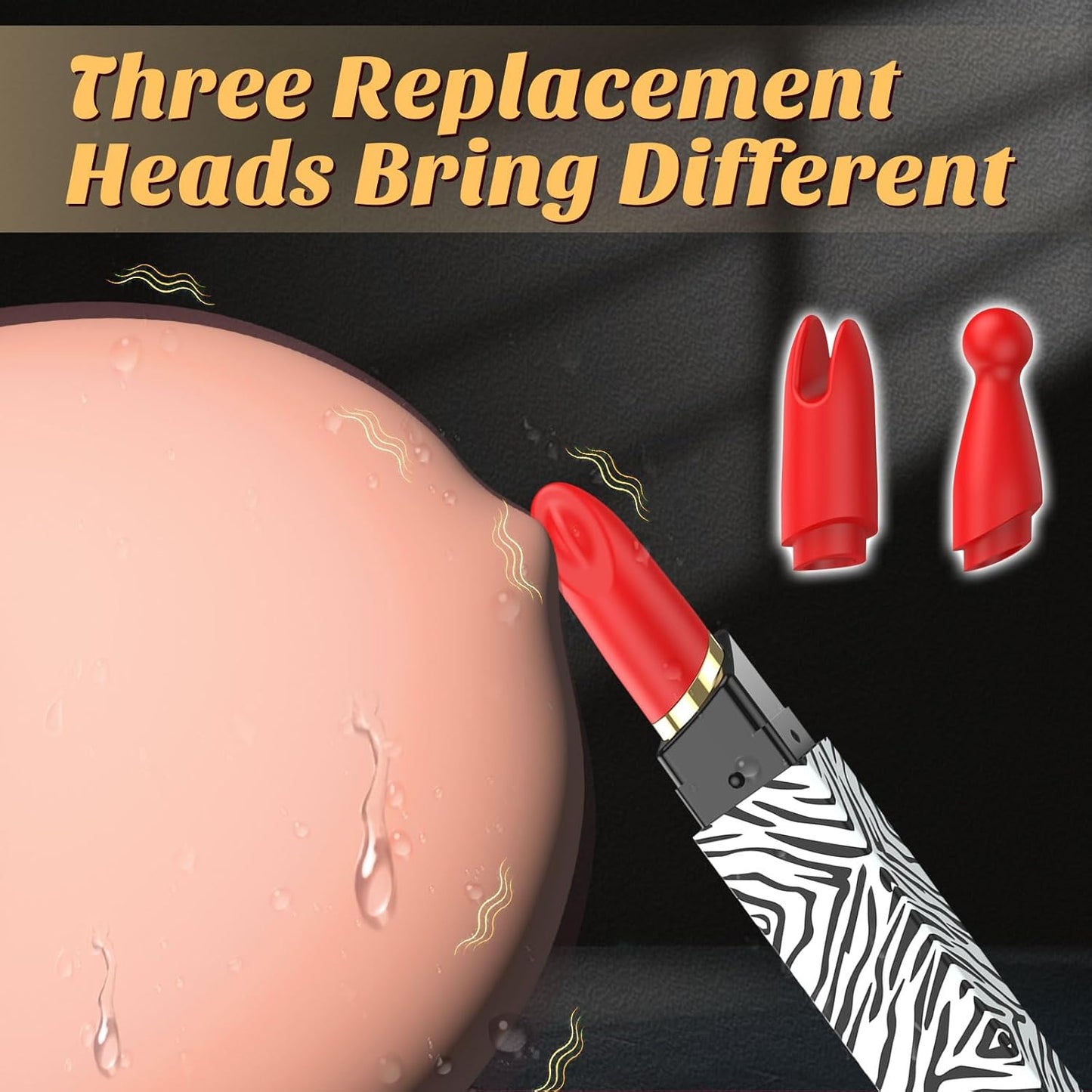 WhisperDot 3 - Head Lipstick Bullet Vibrator - Vixen | Nova Network