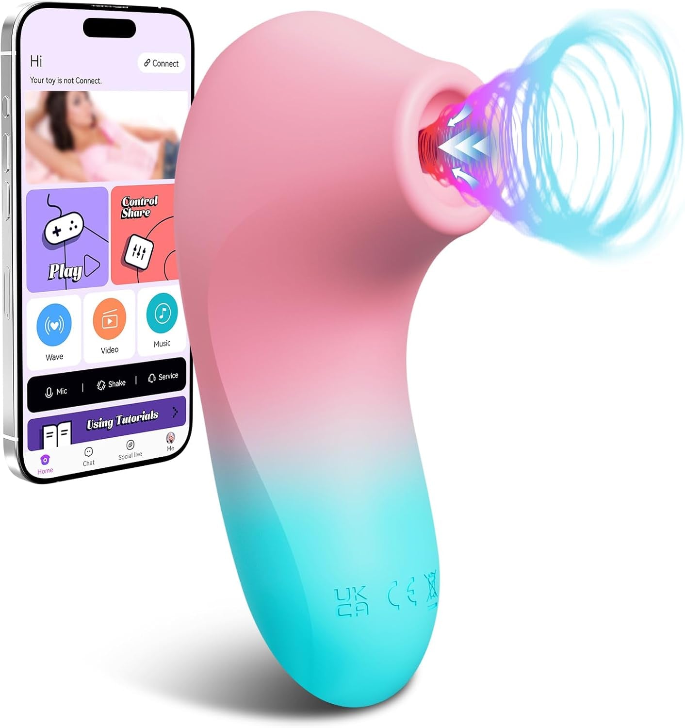 WhisperKiss Smart Sucking Vibrator - Vixen | Nova Network