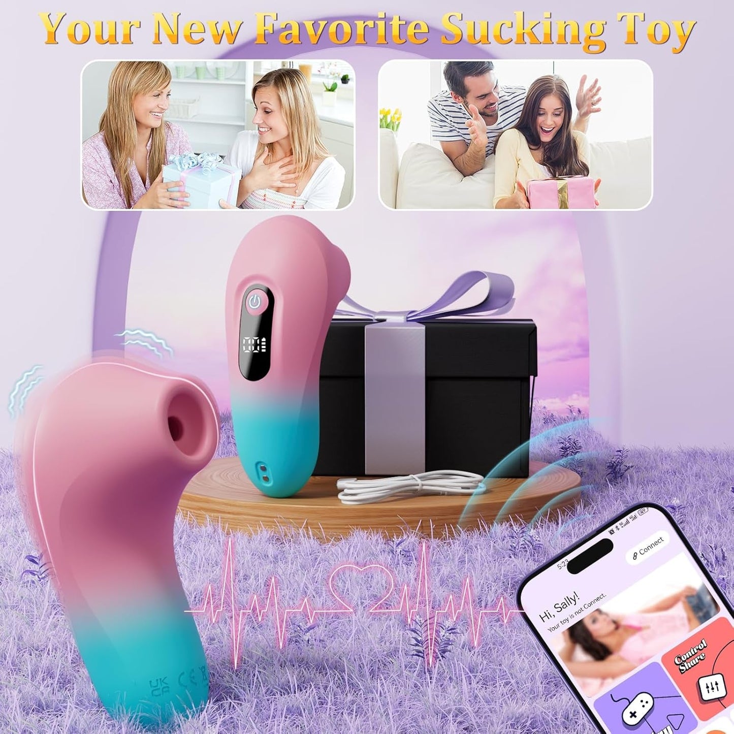 WhisperKiss Smart Sucking Vibrator - Vixen | Nova Network