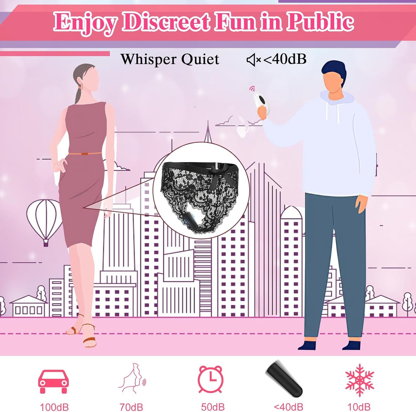 WhisperLace Remote Vibrating Panties - Vixen | Nova Network