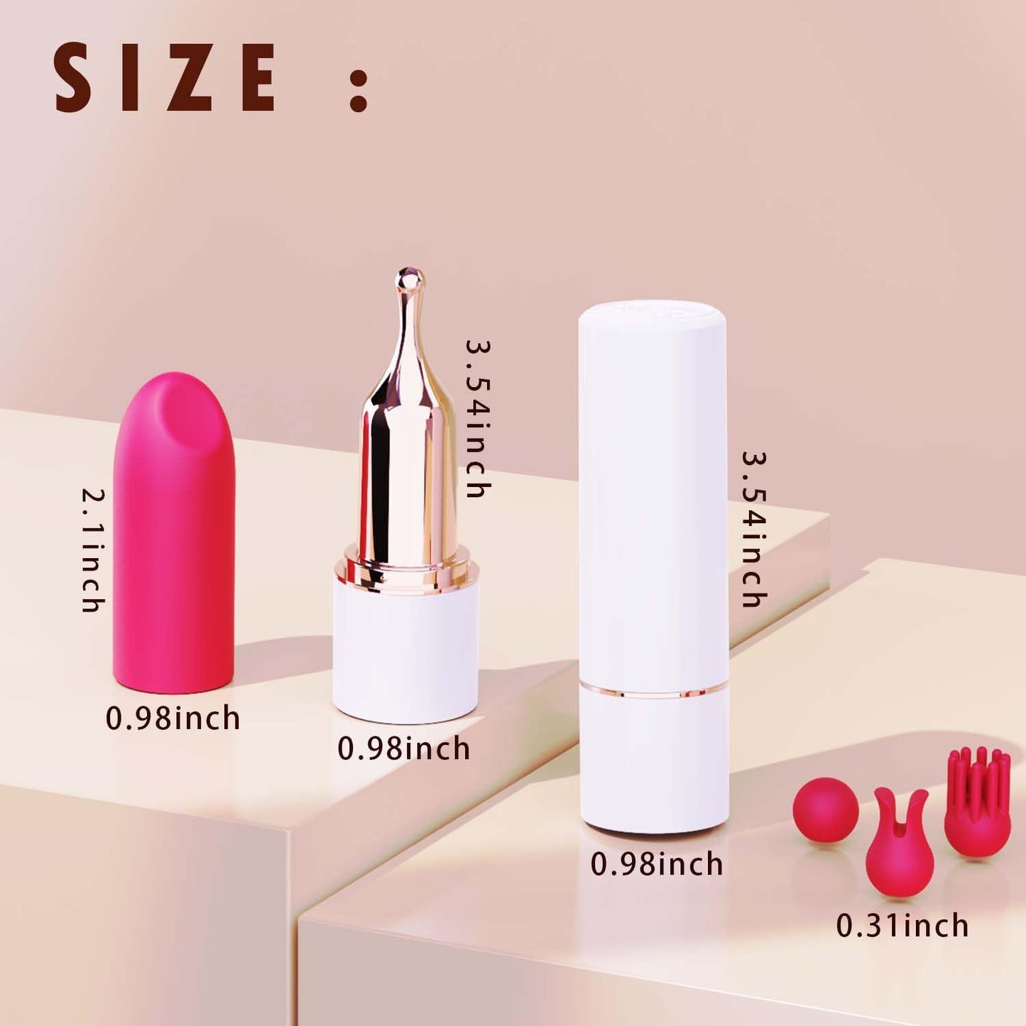 WhisperLuxe 4 - Head Lipstick Vibrator - Vixen | Nova Network