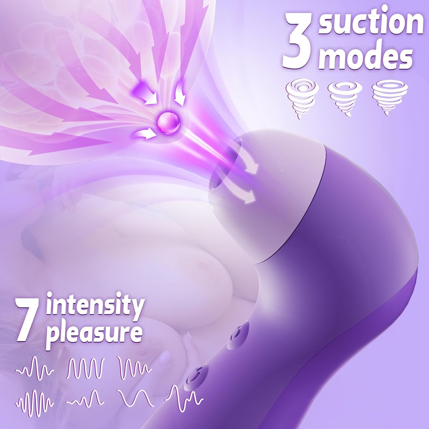 WhisperMuse Dual Pleasure Suction Vibrator - Vixen | Nova Network