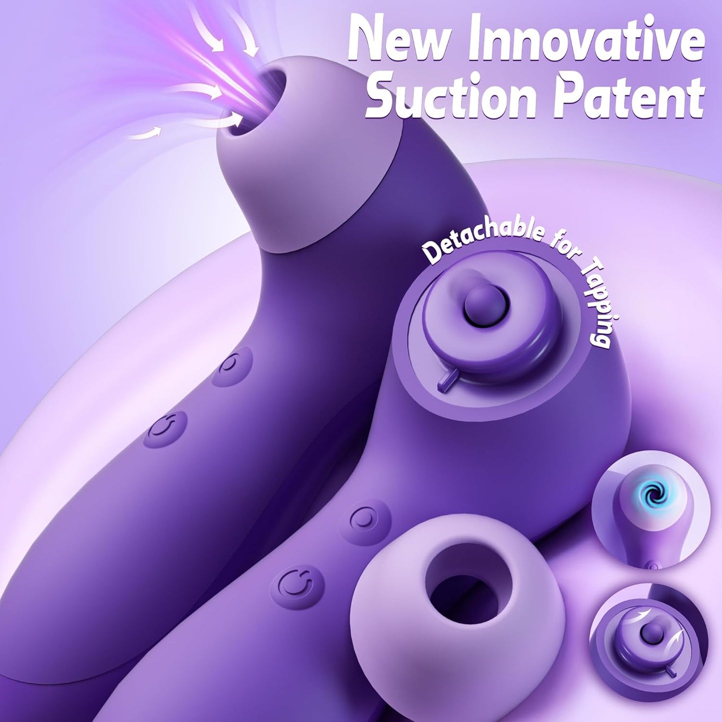 WhisperMuse Dual Pleasure Suction Vibrator - Vixen | Nova Network
