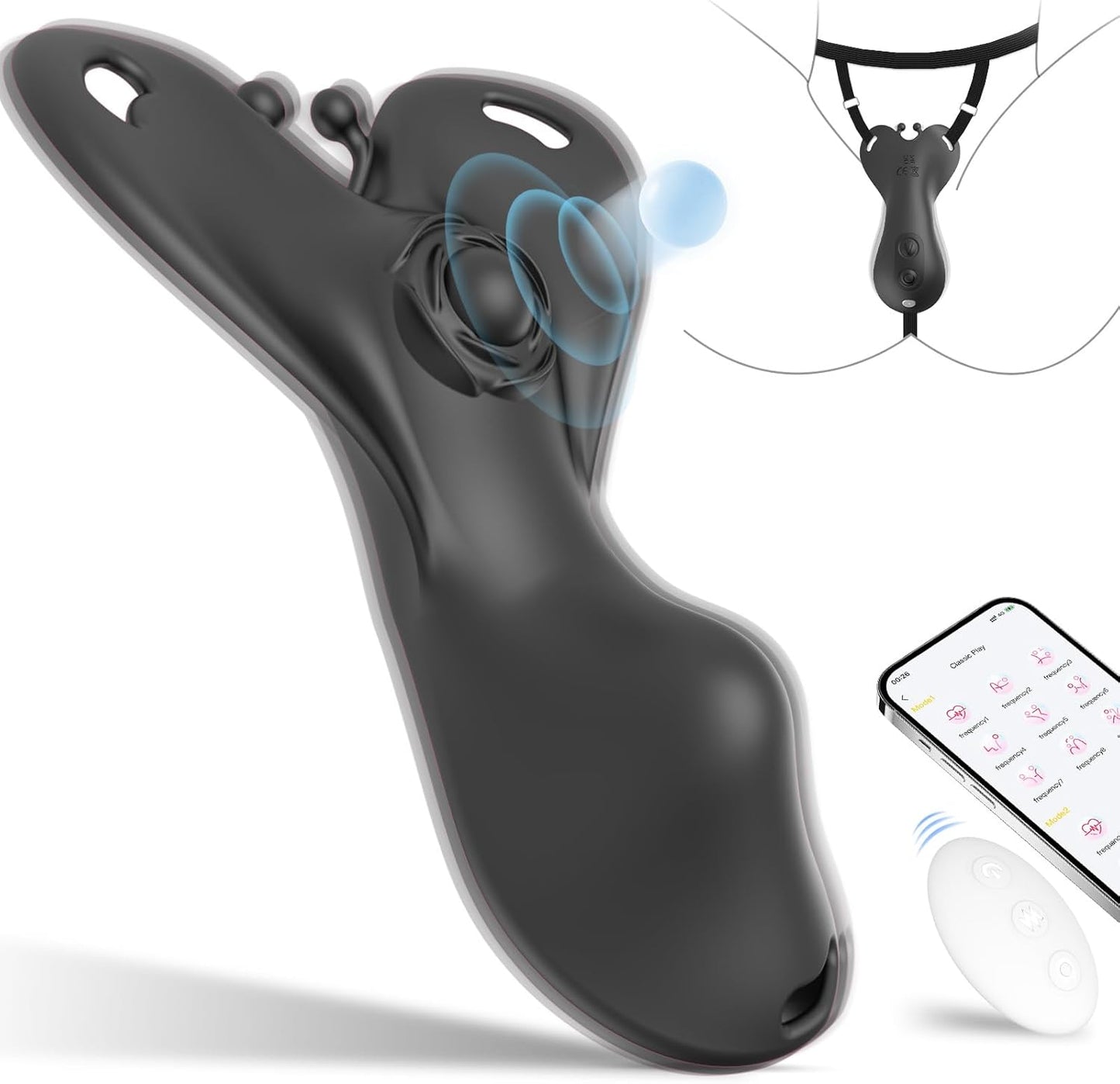 WhisperWing Discreet Butterfly Panty Vibrator for Couples - Vixen | Nova Network