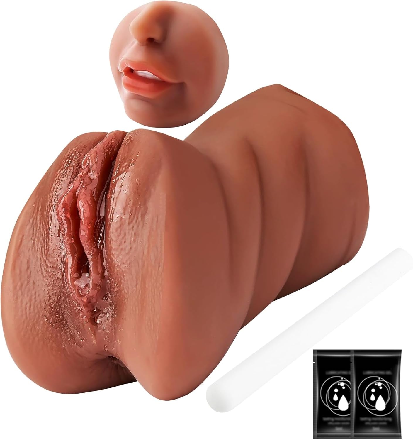 PulseLure 3-in-1 Male Stroker Pocket Pussy with Mouth