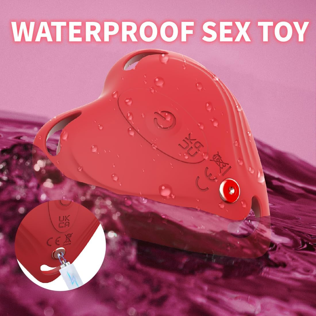 RoséMuse App Control Heart-Shaped Panty Vibrator 