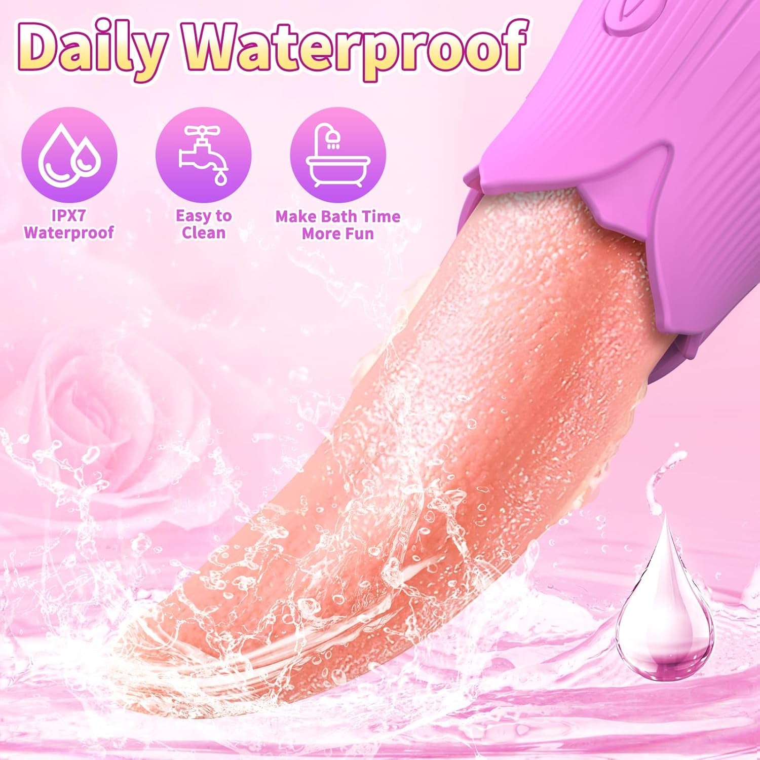 RoséQuatre 4-in-1 Tongue & G-Spot Stimulator