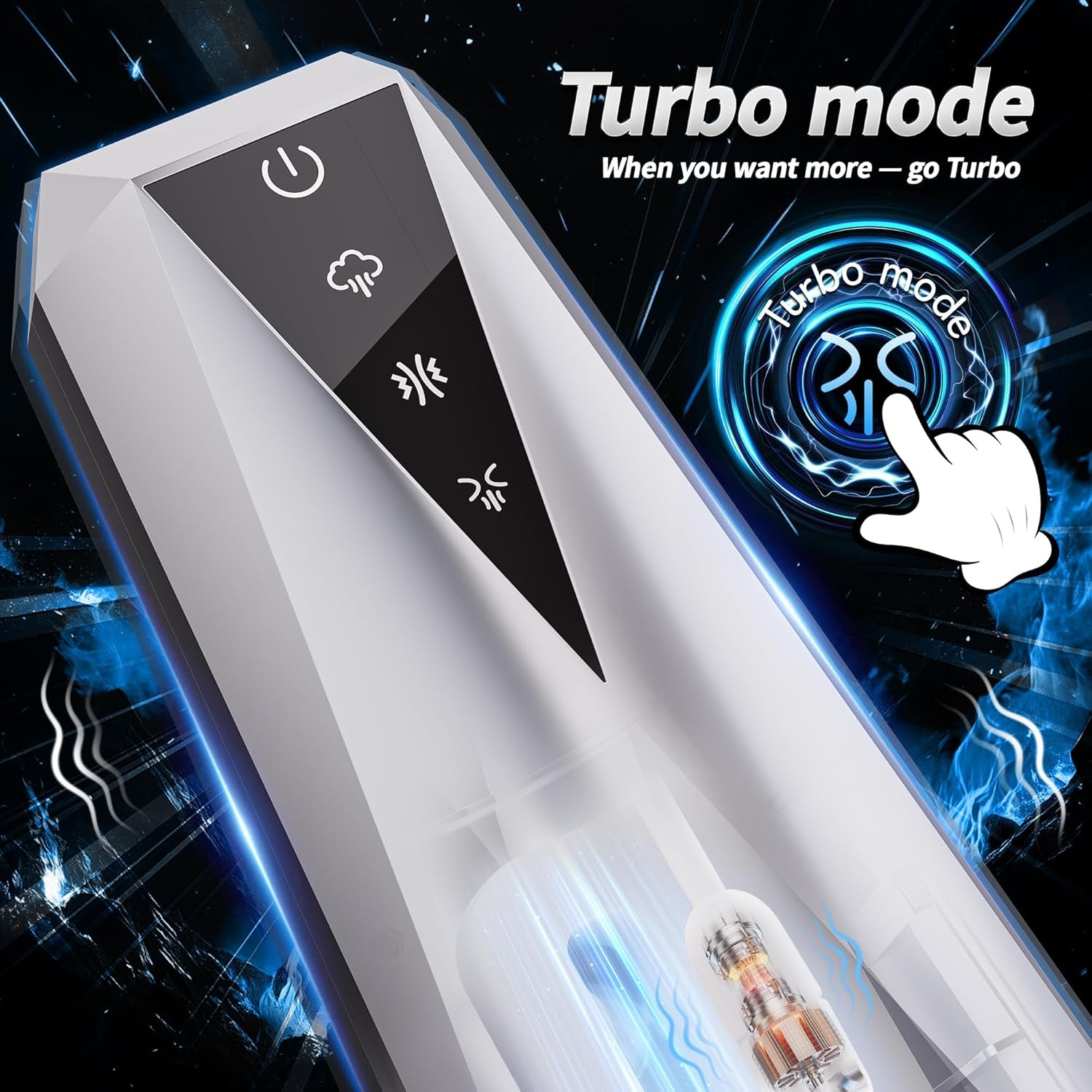 TurbineTouch Male Stroker Machine | Suction + Vibe + Squeeze