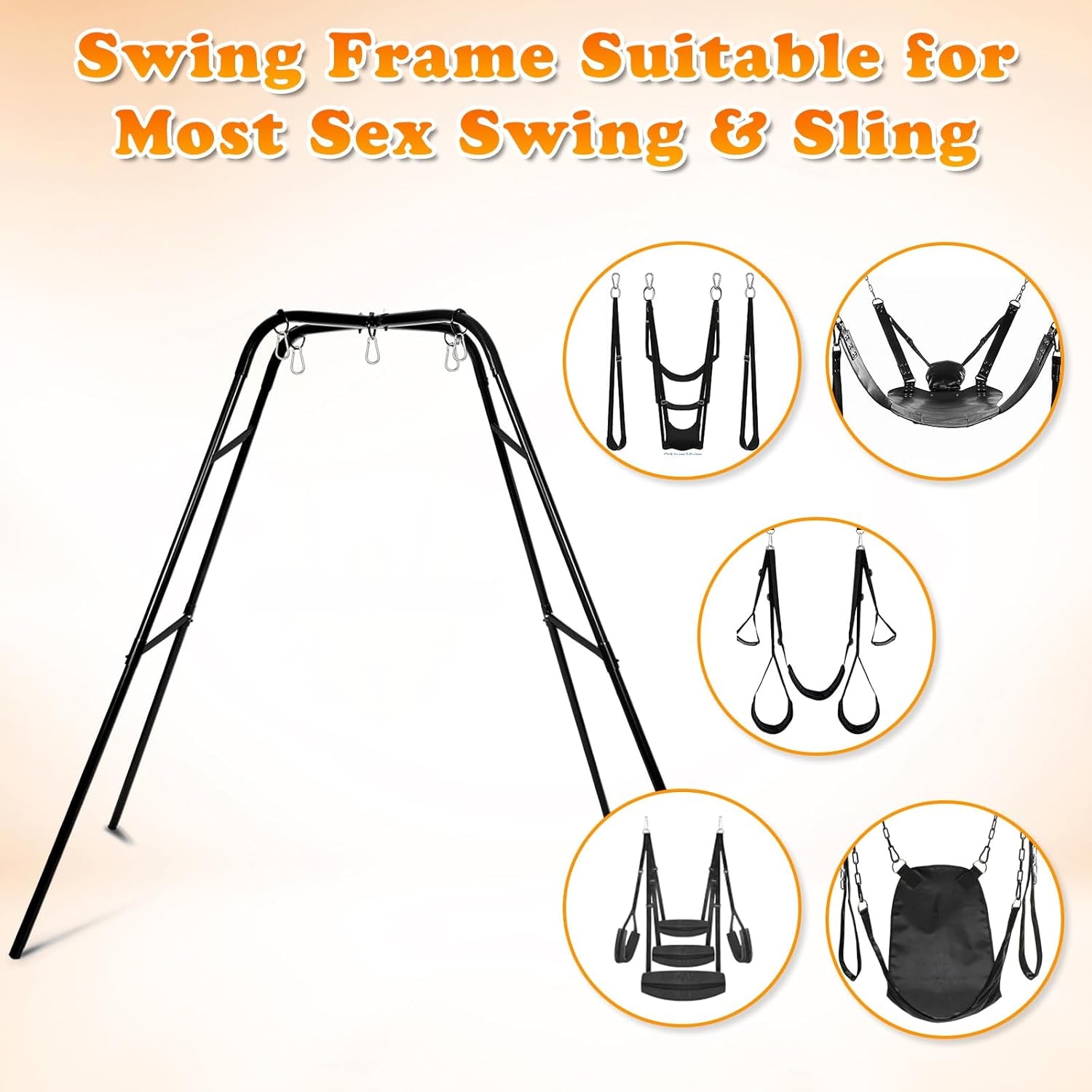 FreeStand Heavy-Duty Sex Swing Stand & Swing Set