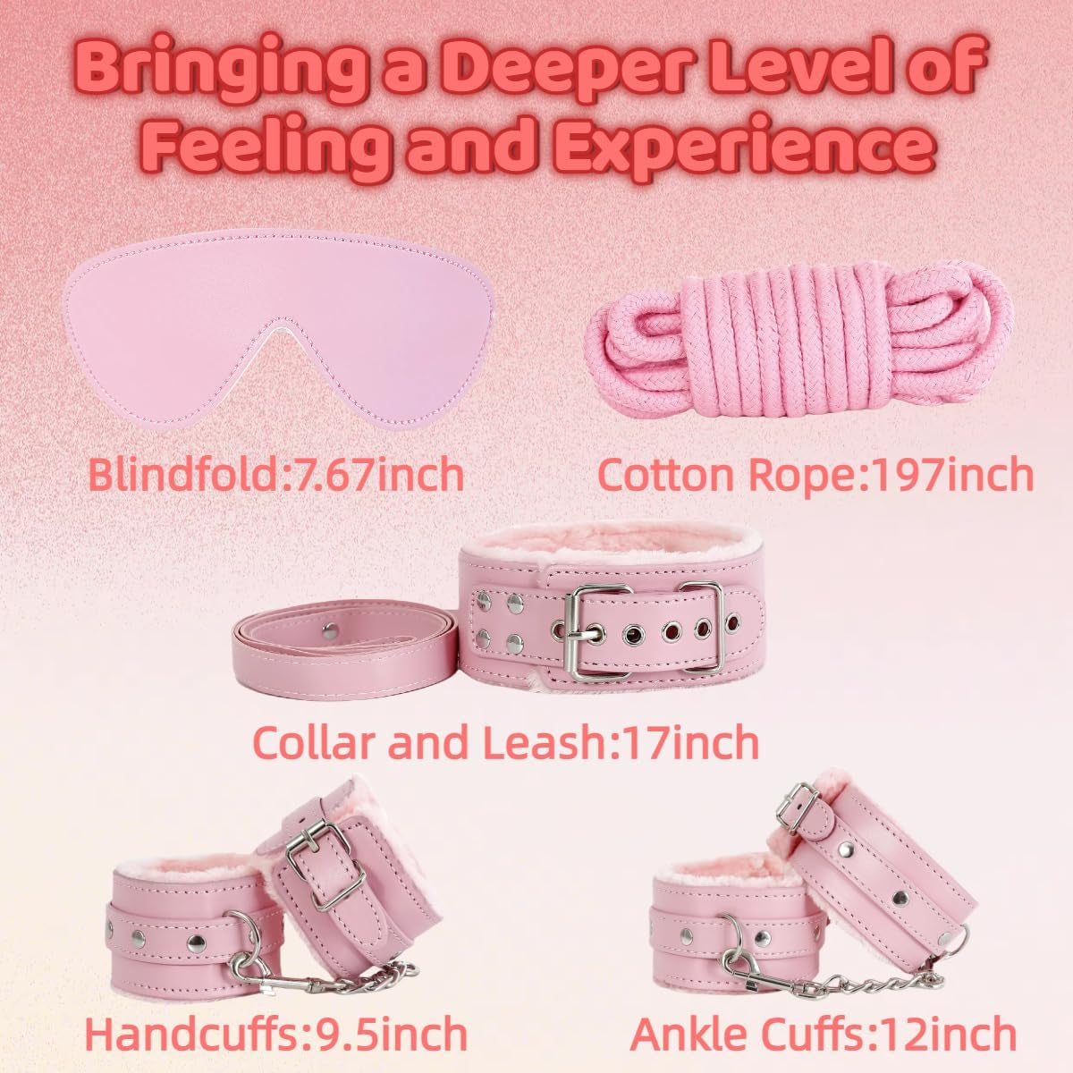 SeductionPlay 12-Piece Bondage Kit for Beginners