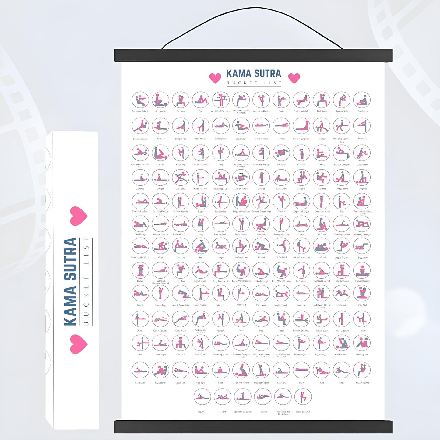 Kamasutra Scratch Off Bucket List Sex Positions Game