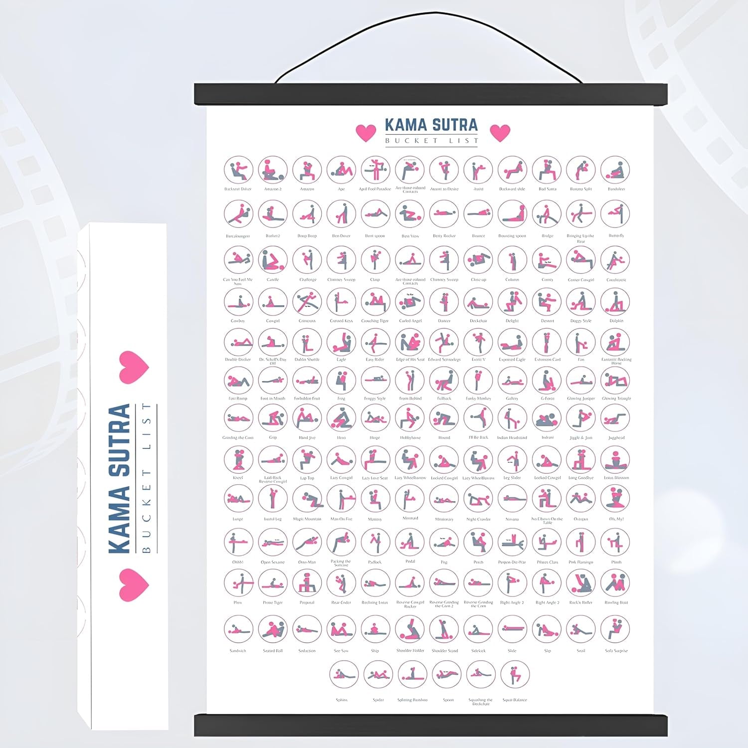 Kamasutra Scratch Off Bucket List Sex Positions Game