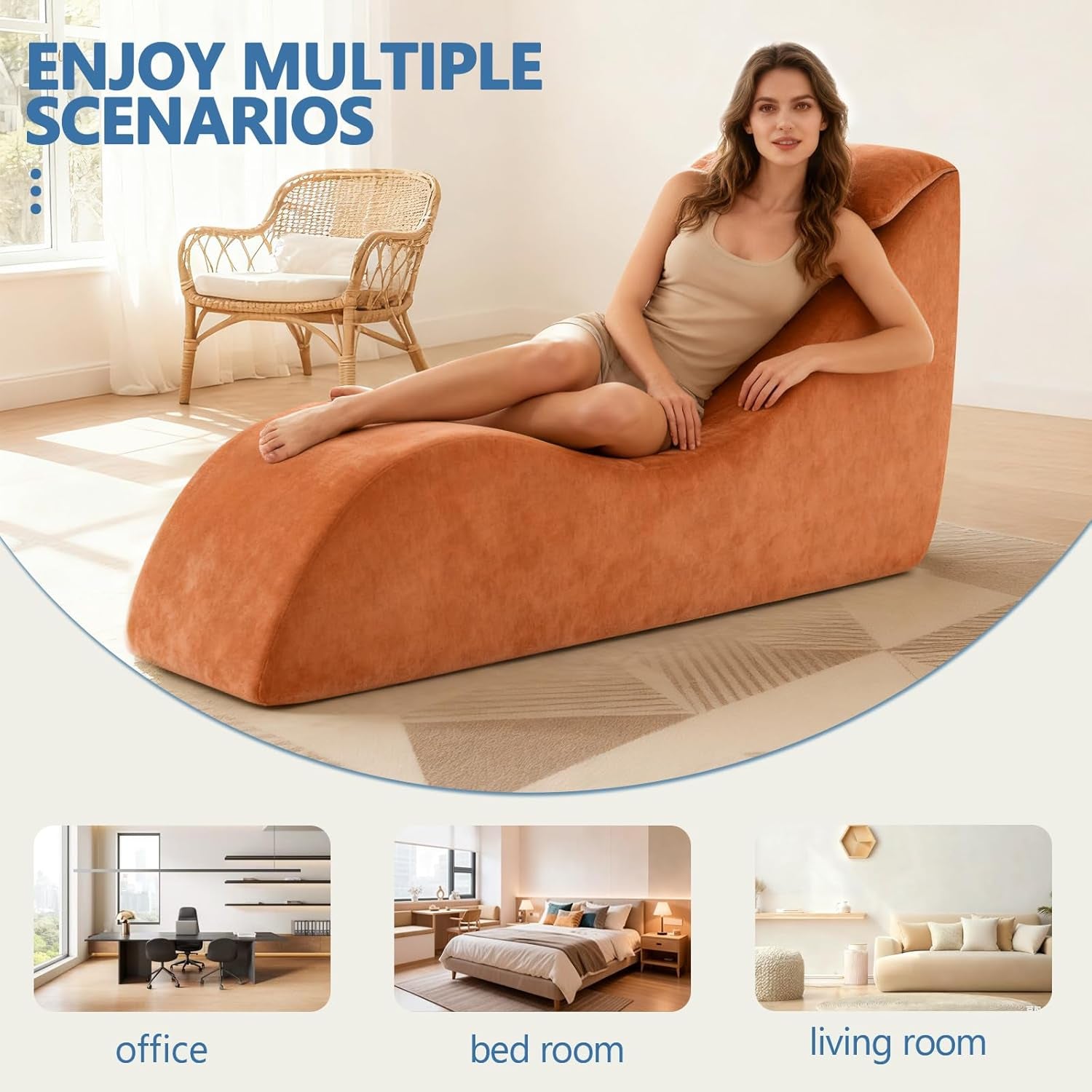 EmberVice Comfortable Sex Chaise Lounge Chair