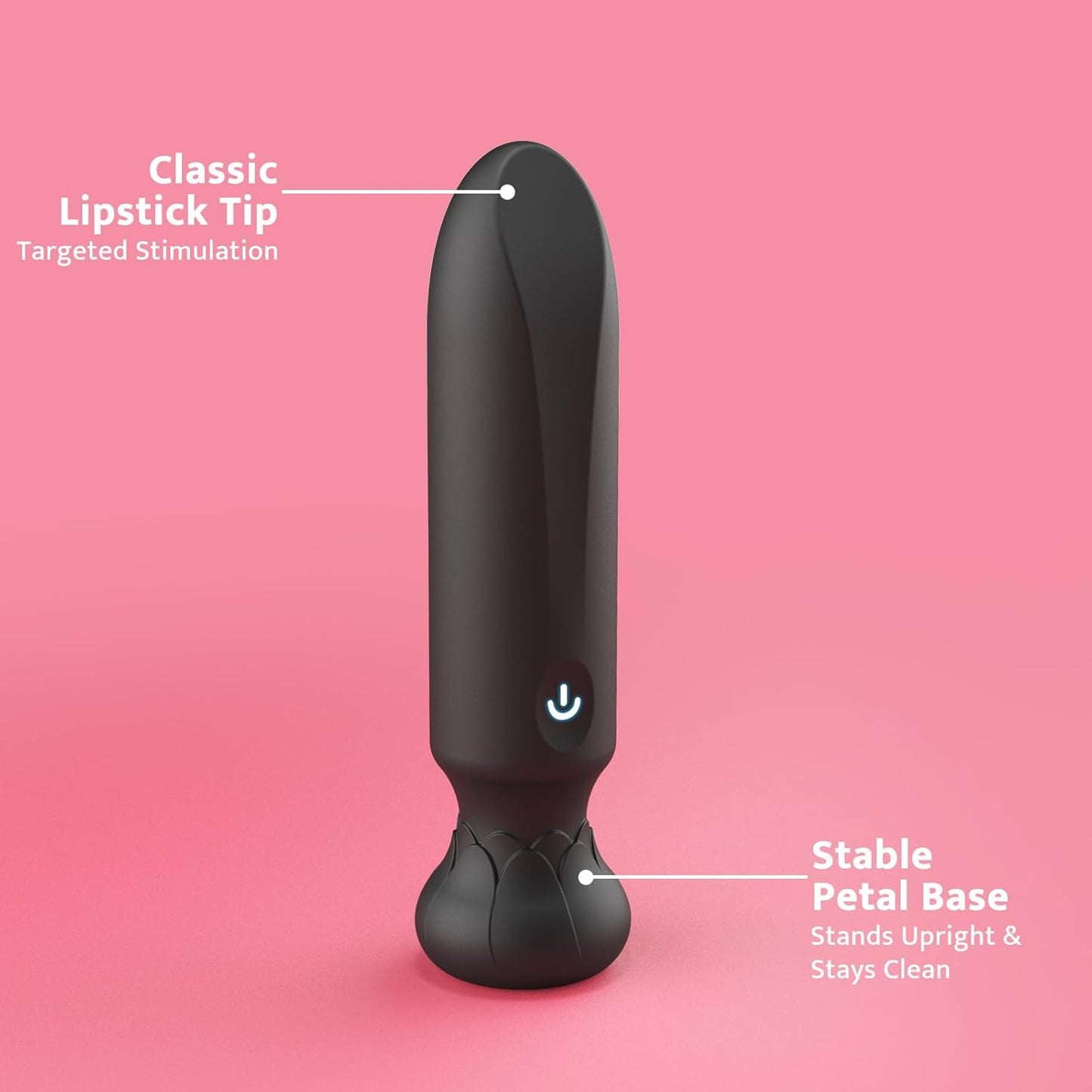 NoirBloom Lipstick Bullet Vibrator 10 Modes 
