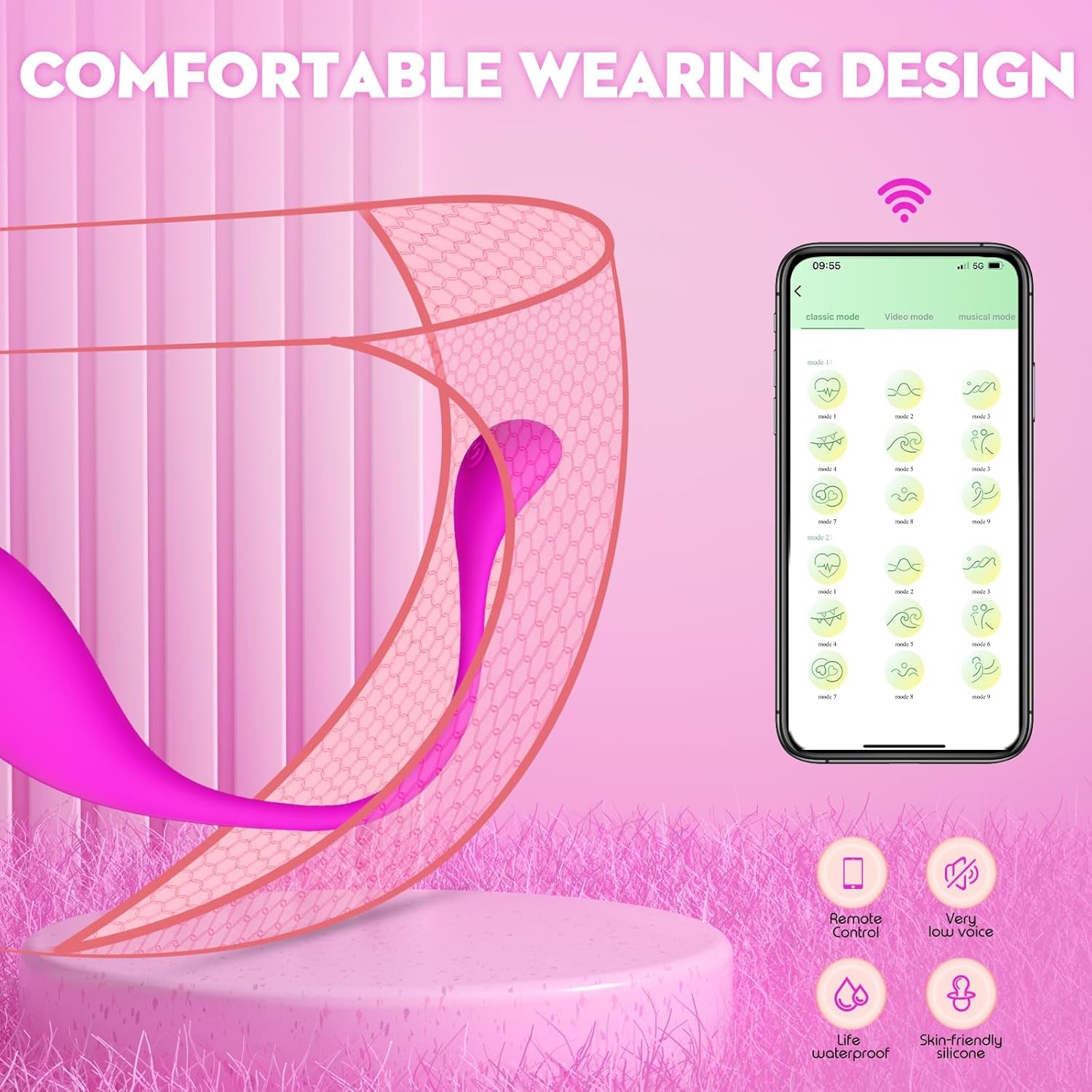 VioletLink App Control Panty Vibrator Egg