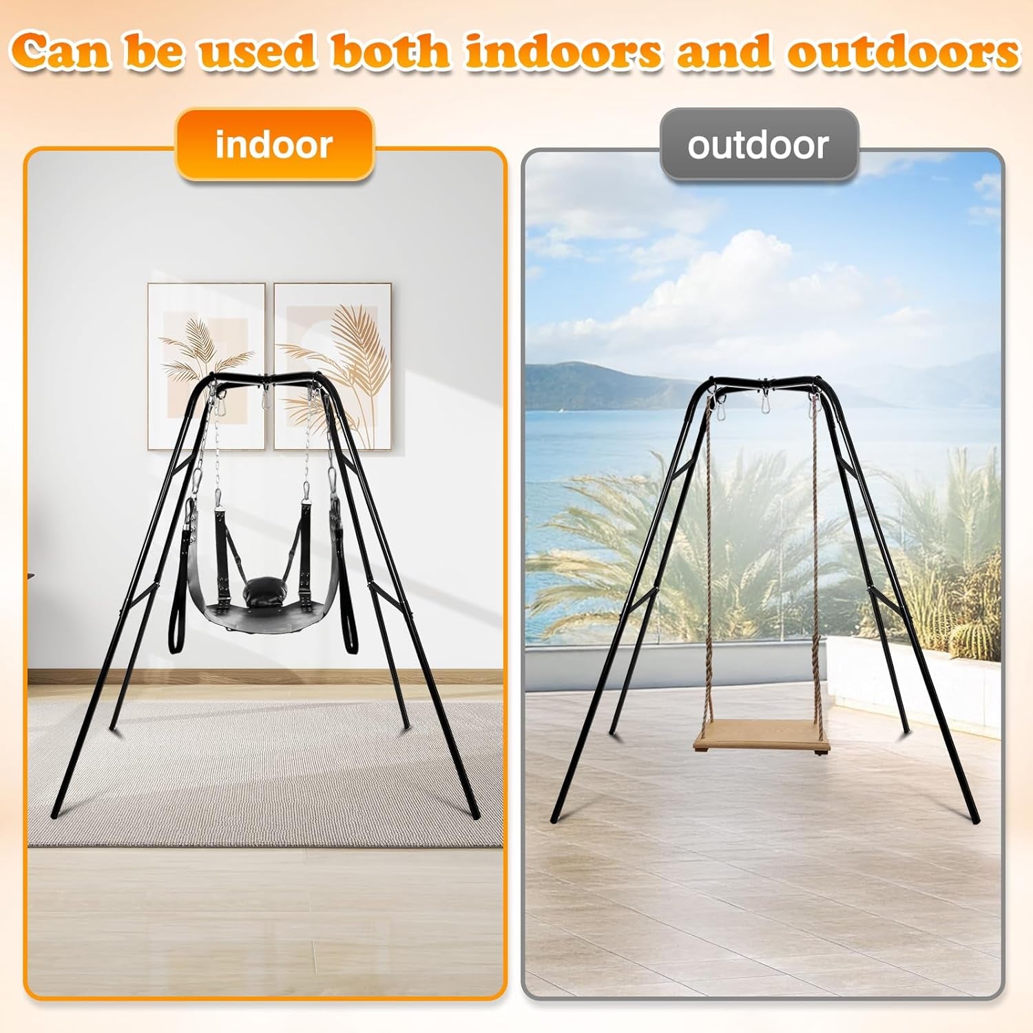 FreeStand Heavy-Duty Sex Swing Stand & Swing Set