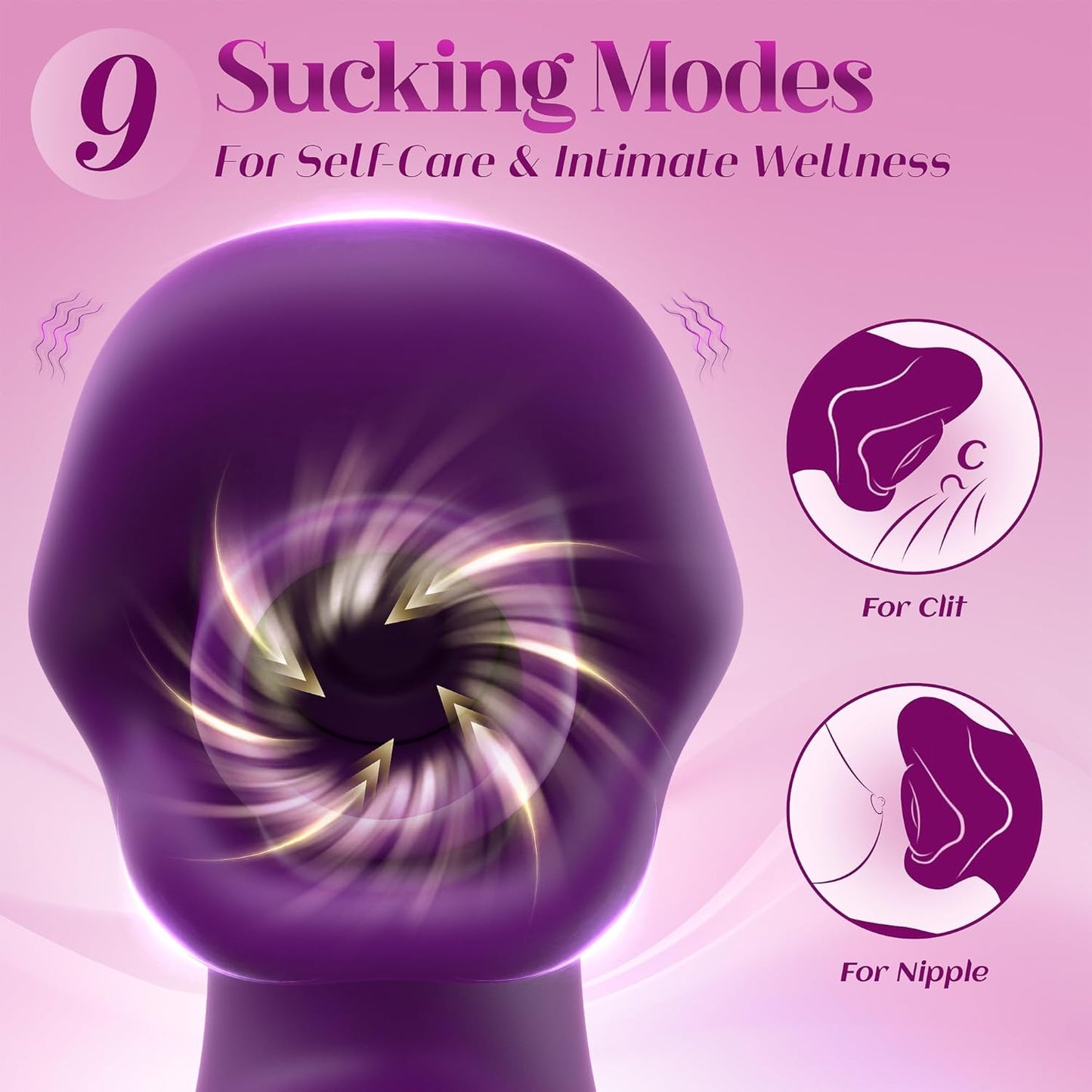 OraLuxe AI Sync Suction Rabbit Vibrator G-Spot Dildo