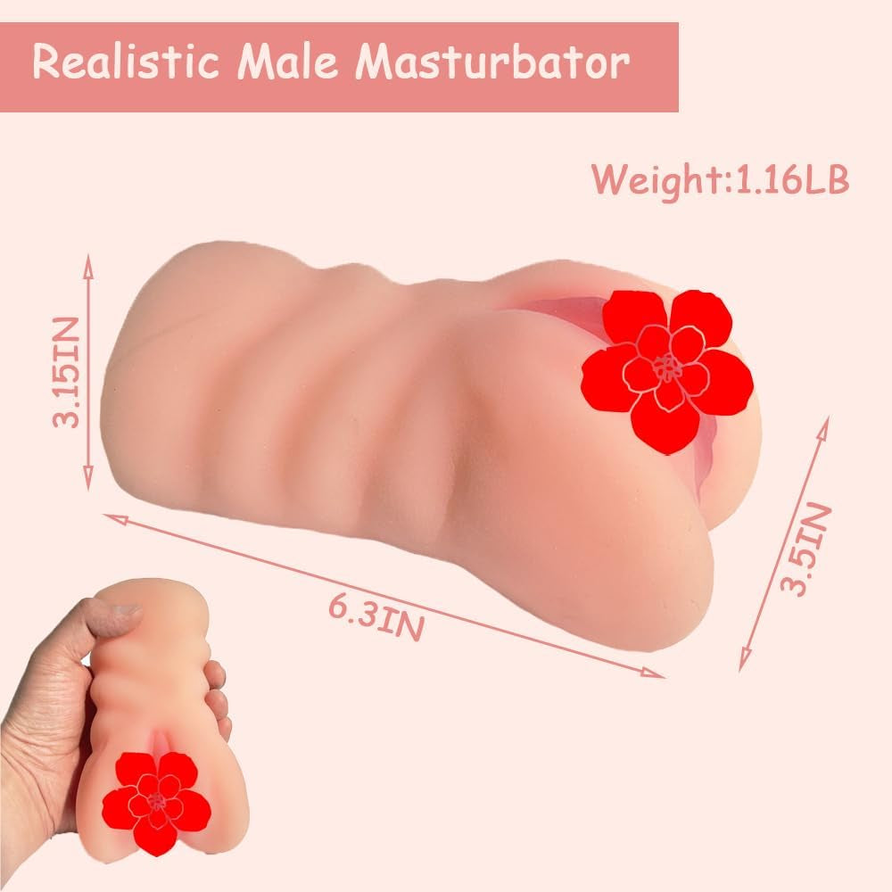 PocketVale Mini Dual-Channel Pocket Pussy Stroker
