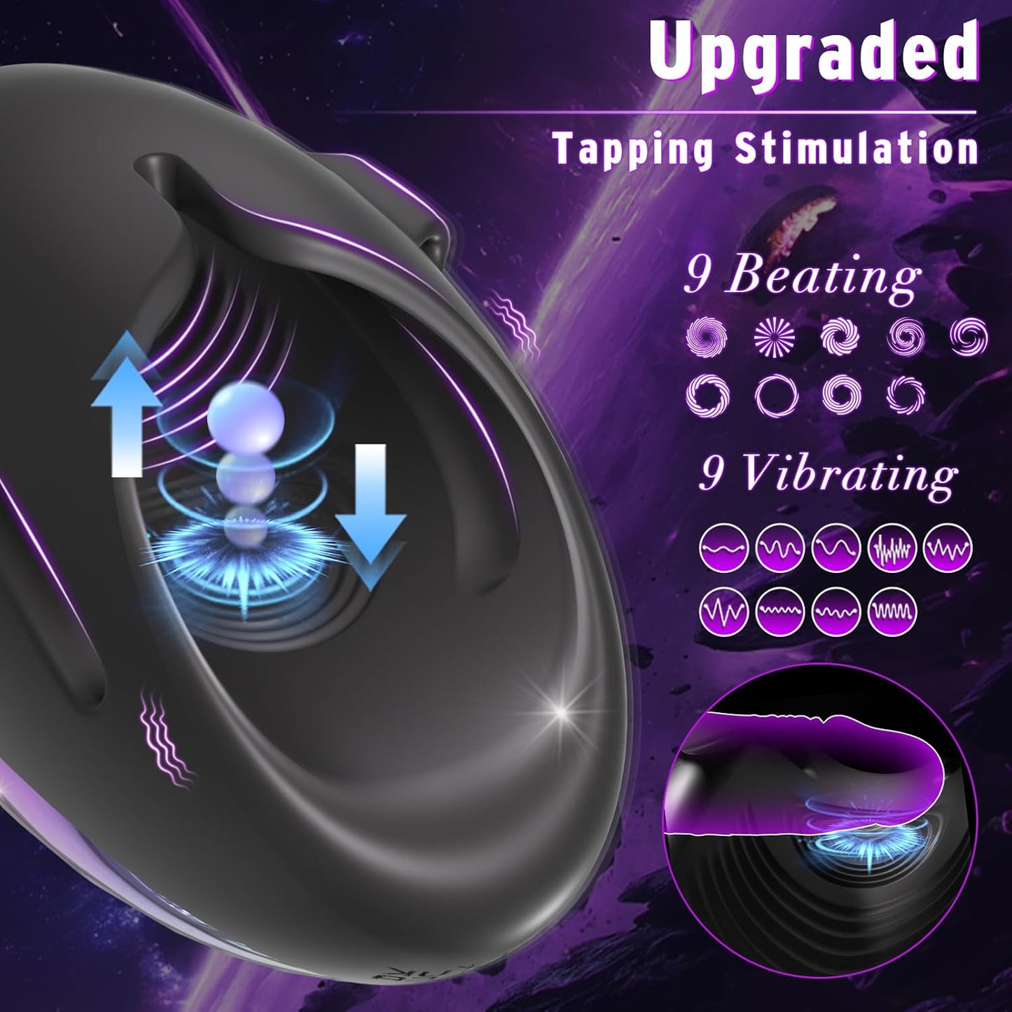 CorvexVice Tapping Male Masturbator Trainer