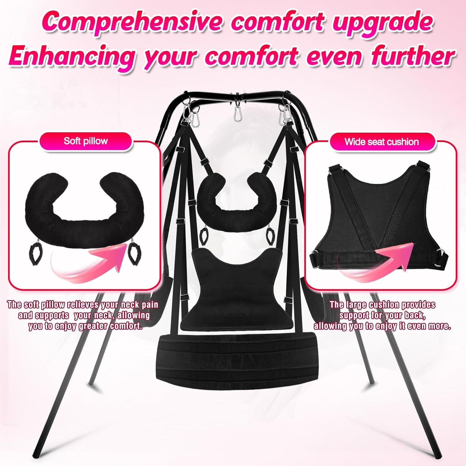 StandFree Freestanding Sex Swing Frame & Sling 800lb