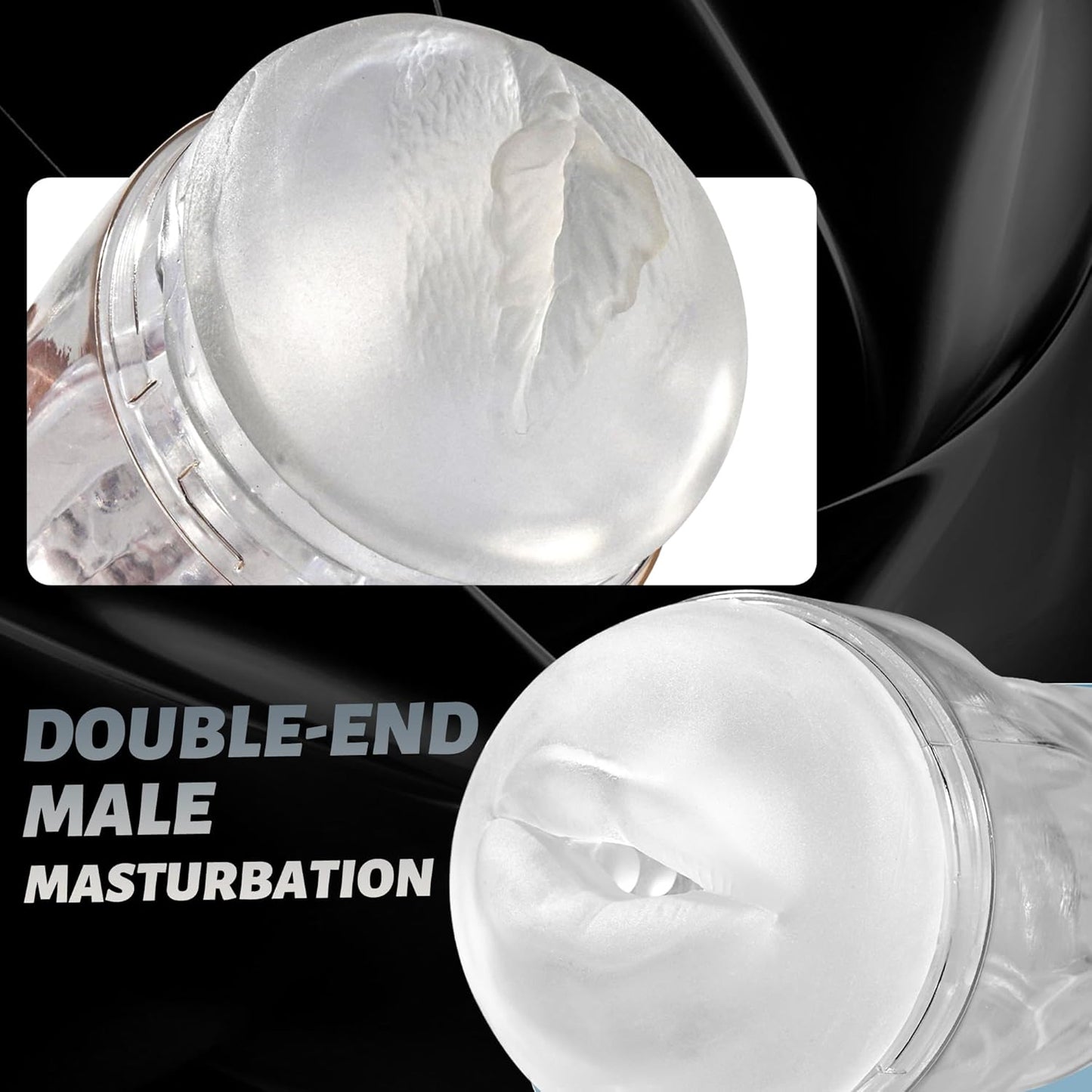 PrismVault Clear Dual Entry Male Stroker Fleshlight