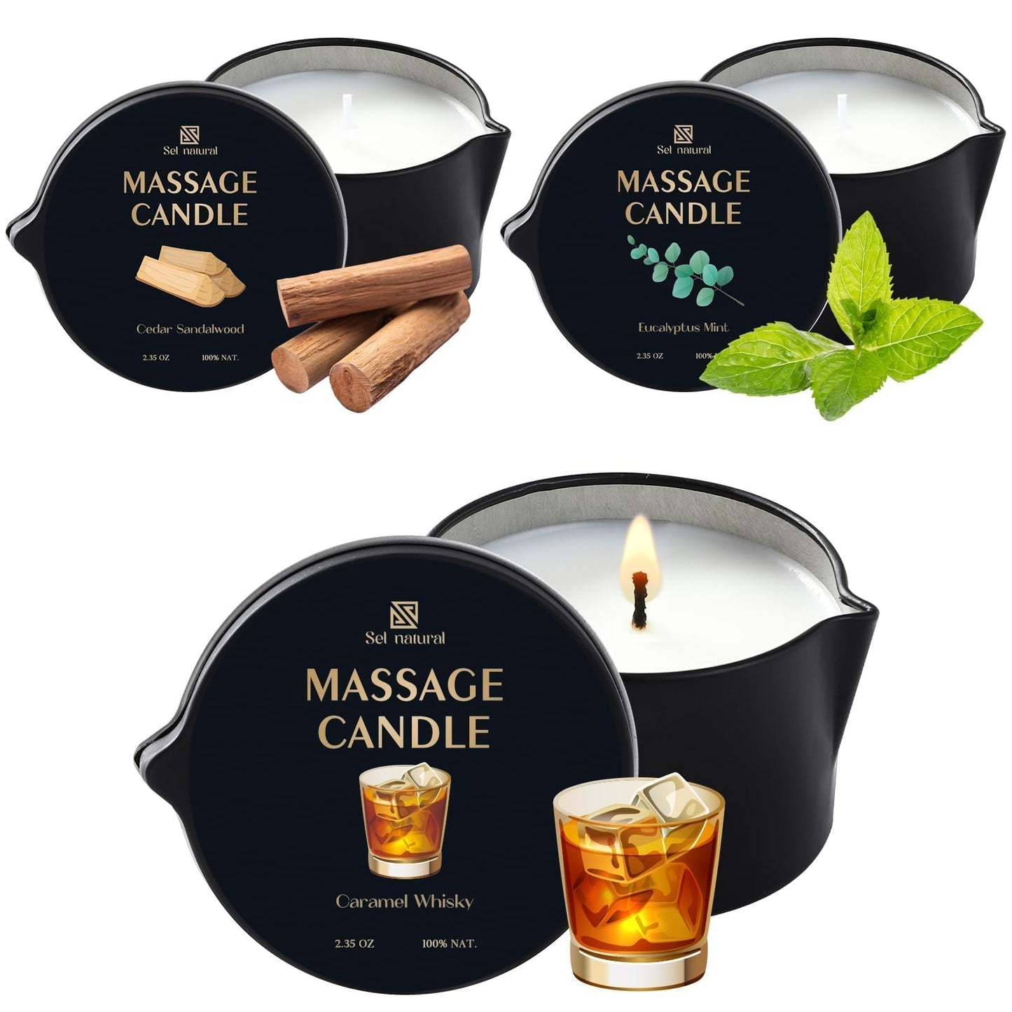 3 - Pack Sensual Massage Candles - Vixen | Nova Network