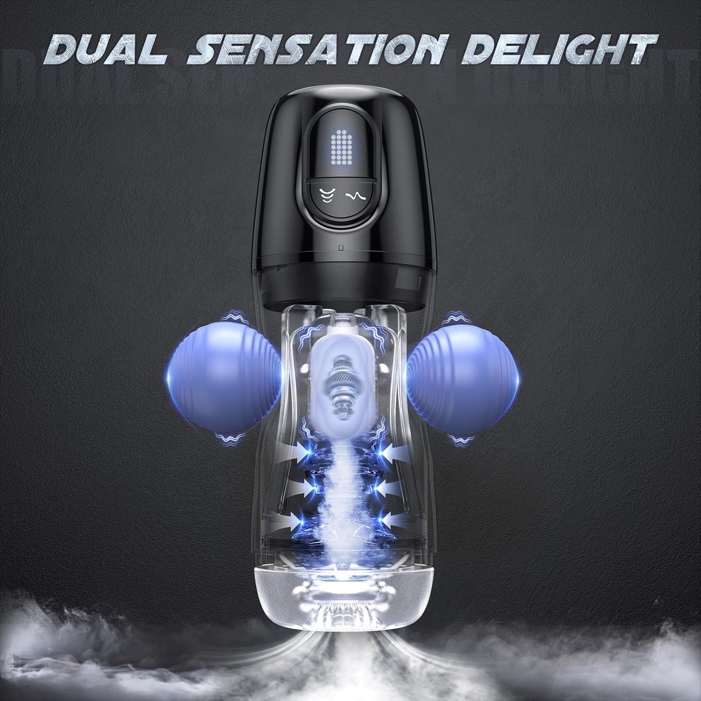MidnightPhantom App-Control Male Masturbator | Suction & Vibration