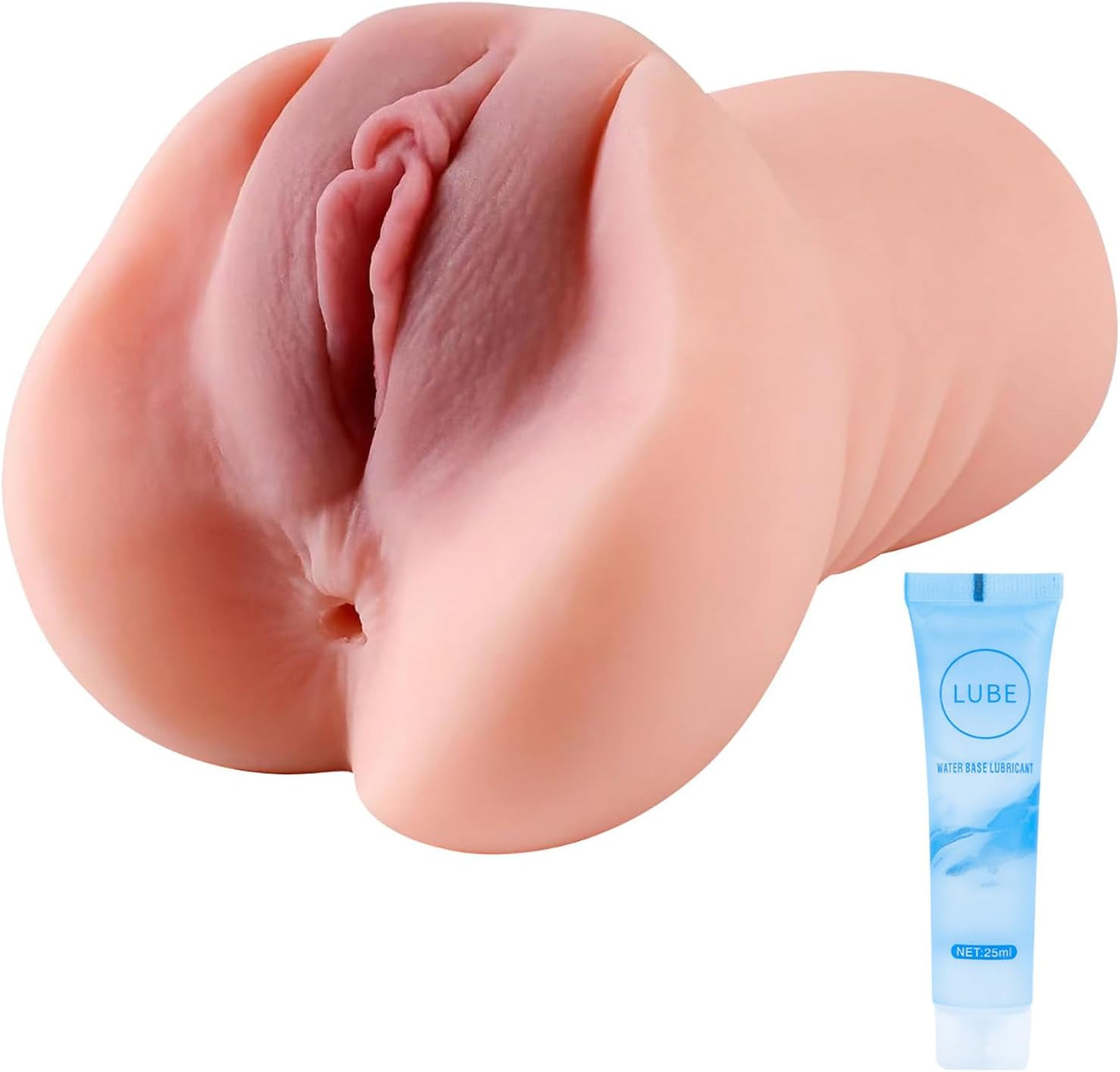 RibbedRush 2-in-1 Pocket Pussy Stroker