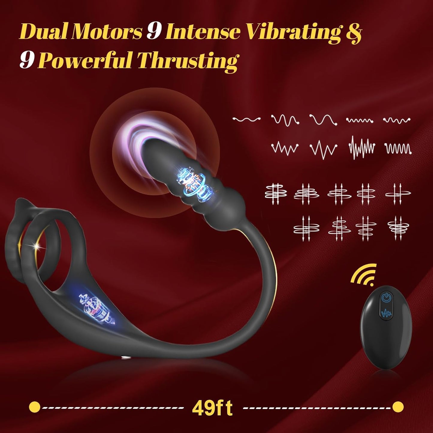 ThrustHalo Thrusting Prostate Cock Ring