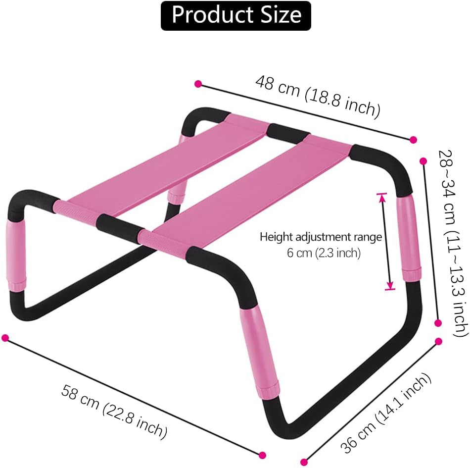 AurelleMotion Pink Adjustable Sex Chair for Couples