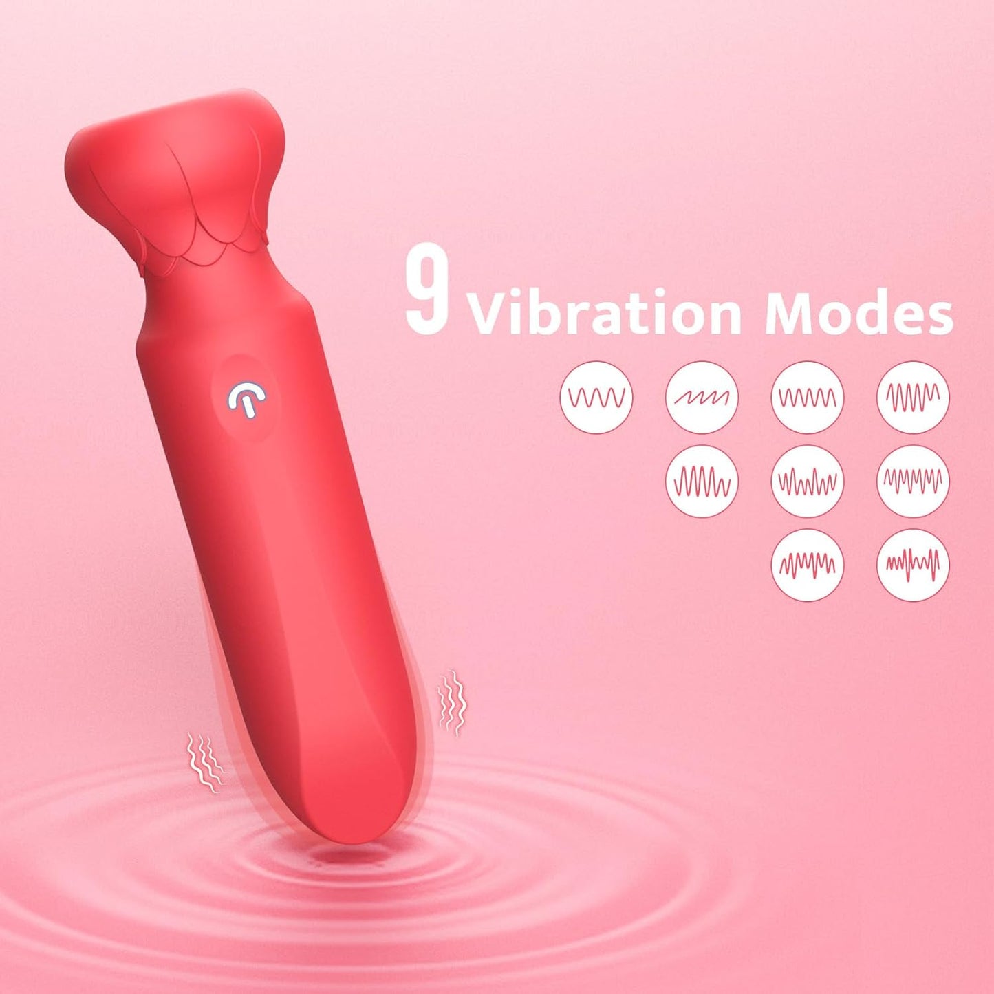 RougeAllure Lipstick Bullet Vibrator 10 Modes
