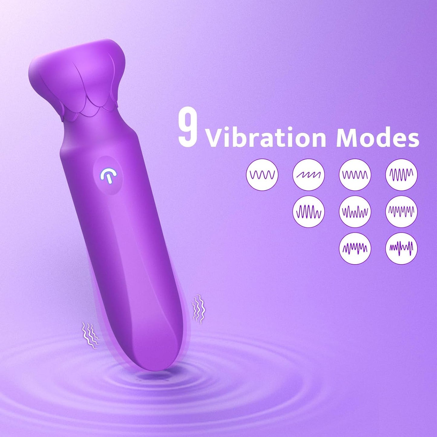 LotusKiss Lipstick Bullet Vibrator 10 Modes
