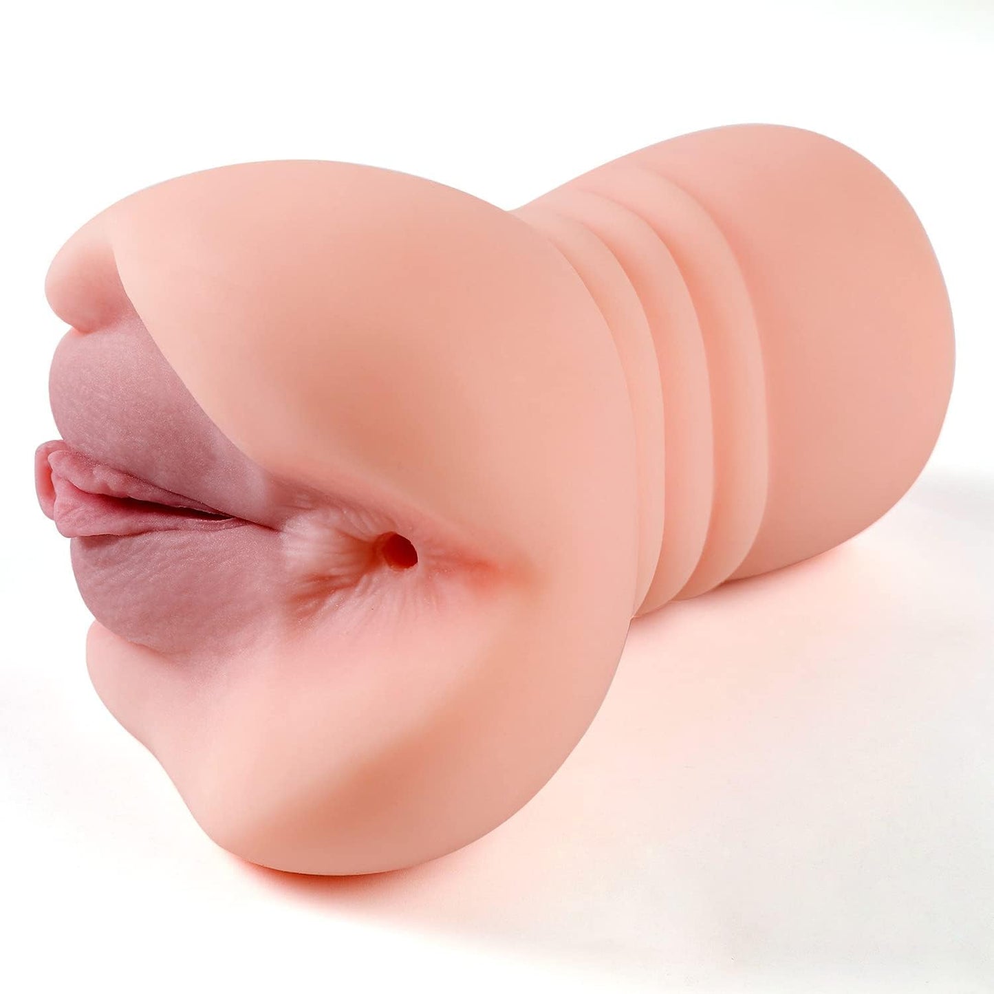 RibbedRush 2-in-1 Pocket Pussy Stroker