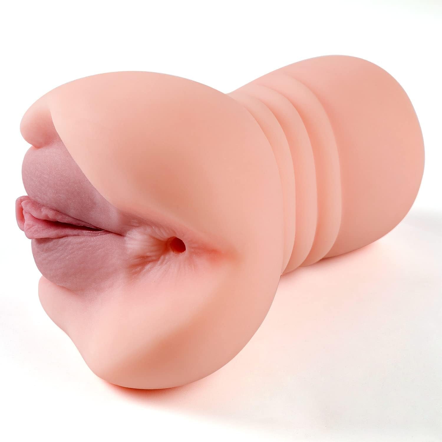 RibbedRush 2-in-1 Pocket Pussy Stroker